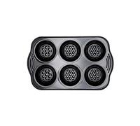 PRESTIGE Aerolift 6 Tazze Muffin Tin, Acciaio al Carbonio