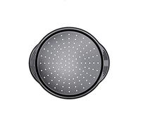 Prestige Aerolift - Teglia per pizza antiaderente, in acciaio al carbonio resistente, con manici extra large e base imbottita, 31 x 31 x 2 cm