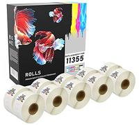 Prestige Cartridge 11355 19 mm x 51 mm Address Labels Roll for Dymo Labelwriter 320/400/450/4XL (Pack of 10)