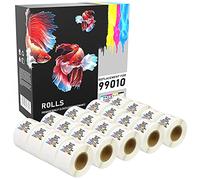 Prestige Cartridge 20x 99010 S0722370 28mm x 89mm Etichette per Indirizzi (130 Etichette/Rotolo) per Dymo LabelWriter 4XL, 310, 320, 330, 400, 450 Turbo/Twin Turbo/Duo & Seiko Smart Etichettatrici
