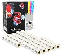 Prestige Cartridge 50x 99014 S0722430 54mm x 101mm Etichette per Spedizioni (220 Etichette/Rotolo) per Dymo LabelWriter 4XL, 310, 320, 330, 400, 450 Turbo/Twin Turbo/Duo & Seiko Smart Etichettatrici