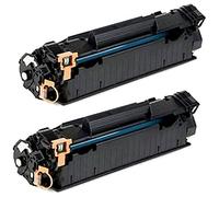 Prestige Cartridge CF283A 83A Kit 2 Toner compatibili per HP Laserjet Pro MFP M225dn, M225dw, M201dw, M201n, M202dw, M202n, M125a, M125nw, M126nw, M127fn, M127fp, M127fw, M128fn, M128fp, M128fw, 2 Pezzi