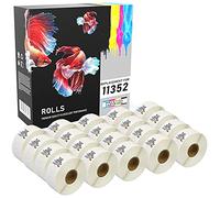Prestige Cartridge Etichetta per Rotolo, Sostituisce 11352, 25mm x 54mm, 20 Pezzi