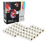 Prestige Cartridge Etichetta per Rotolo, Sostituisce 99012, 36mm x 89mm, 50 Pezzi