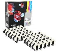 Prestige Cartridge Etichetta per Rotolo, Sostituisce DK11203, 17mm x 87mm, 50 Pezzi