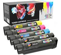 Prestige Cartridge KIT 5 106R03480 106R03477 106R03478 106R03479 Toner Compatibile per Xerox Phaser 6510, 6510dn, WorkCentre 6515, 6515dn, 6515dni, 6515dnw, 6515n - NERO/CIANO/MAGENTA/GIALLO