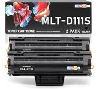 Prestige Cartridge MLT-D111S Kit 2 Toner compatibile per Stampanti Samsung Xpress SL-M2020 / M2021 / M2022 / M2026 / M2070 / M2071, nero, 2 Pezzi