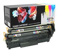 Prestige Cartridge Q2612A 12A Compatibile Cartuccia Toner per HP LaserJet 3015 1022 1020 Plus 1015 Canon LBP-3000 LBP-2900 Fax-L100 Fax-L120 - 2 Nero