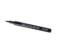 Prestige Cosmetics Line and Style Ink Pen, Black Shine, 1.0 ml