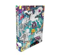 PRESTIGE & DELUXE Agenda compatibile con diario scuola Bastardidentro Miticamente Bianco Blu 2025-2026 f.to Standard 16x11 cm + Omaggio portachiave Fischietto e Penna colorata