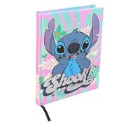 PRESTIGE & DELUXE Agenda compatibile con diario scuola Lilo e Stitch Shook! 2026-2027 F.to Standard 20x15 cm per bambine + portachiave, matita, etichette e penna multicolore