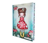 PRESTIGE & DELUXE Agenda compatibile con diario scuola Santoro London - In The Forest Funghi 2025-2026 datato F.to Standard 20x15 cm + Matita profumata, portachiave pailettes e penna multicolore