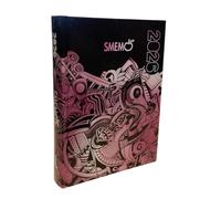PRESTIGE & DELUXE Agenda compatibile con diario Smemoranda Street Art rosso Edizione Speciale 16 mesi 2025-2026 F.to Standard 13x17 cm + portachiave fischietto e penna multicolore