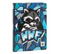 PRESTIGE & DELUXE Agenda compatibile con scuola diario WWF Lupo 2025-2026 datato F.to Standard 18x14 cm + Omaggio portachiave Fischietto e Penna multicolore