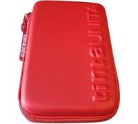 PRESTIGE & DELUXE Astuccio Scuola One Time Rosso Bordeaux Tinta Unita Pool Over con pennarelli, pastelli e cancelleria + omaggio portachiave pailletes