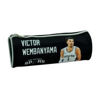 PRESTIGE & DELUXE Astuccio tombolino scuola compatibile con NBA Victor Wembanyama 1 chiusura zip Dim. 21 x 7,5 x 7,5 cm