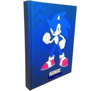 PRESTIGE & DELUXE Diario compatibile con Sonic F.to standard 20 x 15 cm per la scuola primaria secondaria 2026/2027 - copertina imbottita + Omaggio portachiave Sonic,etichette adesive e matita Sonic