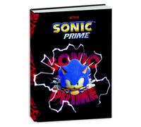 PRESTIGE & DELUXE Diario compatibile con Sonic Prime F.to standard 20 x 15 cm per la scuola 2025/2026 - copertina imbottita + Omaggio portachiave fischietto