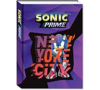 PRESTIGE & DELUXE Diario compatibile con Sonic Prime Team Viola F.to standard 20 x 15 cm per la scuola 2026/2027 - copertina imbottita + Omaggio portachiave Sonic, etichette adesive e matita Sonic