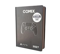PRESTIGE & DELUXE Diario scuola compatibile con Comix PS5 PlayComix Control Edizione Limitata con sticker 2026-2027 F.to12x16.5H cm + portachiave fischietto e penna colorata