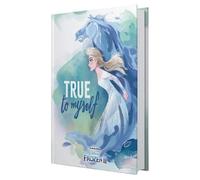 PRESTIGE & DELUXE Diario scuola Frozen Regina dei ghiacci Tru To Myself 2025-2026 F.to Standard 20x15 cm per bambine + portachiave paillettes e penna multicolore