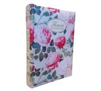 PRESTIGE & DELUXE Diario scuola Pigna Nature Flowers Fiori Rose - 16 mesi 2025-2026 F.to Poket 16x11 cm + portachiave paillettes e penna multicolore