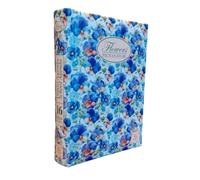 PRESTIGE & DELUXE Diario scuola Pigna Nature Flowers Fiori viola - 16 mesi 2025-2026 F.to Poket 16x11 cm + portachiave paillettes e penna multicolore