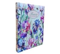 PRESTIGE & DELUXE Diario scuola Pigna Nature Flowers Fiori viola con Api - 12 mesi 2025-2026 F.to 18x14 cm + portachiave paillettes e penna multicolore