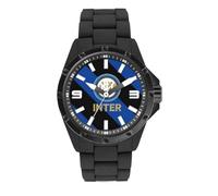 PRESTIGE & DELUXE Orologio da polso Lowell Deep Five Inter Cinturino Nero - Quadrante 42 mm Nero e Blu + portachiave calcio