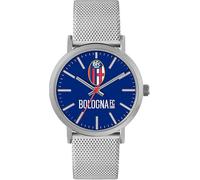 PRESTIGE & DELUXE Orologio da polso Lowell Tidy Bologna Nuova Collezione Cinturino in metallo - Quadrante 39 mm blu in confezione + portachiave calcio