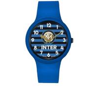 PRESTIGE & DELUXE Orologio da polso unisex Lowell One Kid Inter Cinturino blu - Quadrante 34 mm Nero e Blu + portachiave calcio