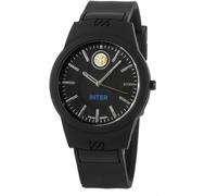 PRESTIGE & DELUXE Orologio da polso unisex Lowell one Unisex Inter Cinturino Nero - Quadrante 38 mm Nero + portachiave calcio