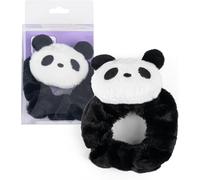 PRESTIGE & DELUXE Set 2 polsini plush 3D antigoccia - accessorio mofu mofu panda soffici e morbidi - per bambina ragazza + portachiave