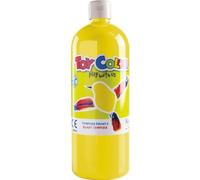 PRESTIGE & DELUXE Tempera pronta superlavabile - Flacone da 1000 ml in 18 colori assortiti o set Colorbox da 6 colori primari - Prodotto per Lavori Creativi e Pittura (1, 03- Yellow/giallo)