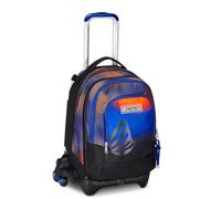 PRESTIGE & DELUXE Trolley Jack-3WD Scuola Shadefull Boy Ragazzo con zaino staccabile + 7 penne a scatto e portachiave fischietto