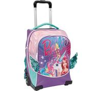 PRESTIGE & DELUXE Trolley Zaino compatibile con Barbie Unicorno per bambine della scuola elementare