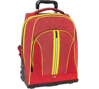 PRESTIGE & DELUXE Trolley Zaino Scuderia Italia Ferrari estensibile per scuola primaria e secondaria ragazzo bambino