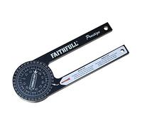 Faithfull - Goniometro per troncatrice Prestige in alluminio nero