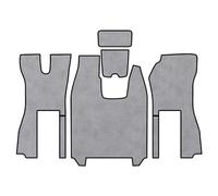 PRESTIGE LINE Tappetini per Camion per SCANIA Serie R dal 2009 al 2013 Grigio Realizzato in ecopelle - Accessori interni Camion - Accessori in schiuma comfort