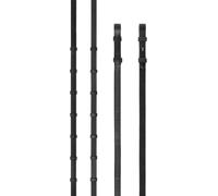 PRESTIGE Redini da Dressage in Pelle, 16 mm - Nero