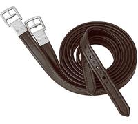 PRESTIGE Staffili Anti-Allungamento in Pelle, Tabacco - 135 cm