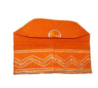 PrestigeApplause Arancione Aso Oke Groom Fila Cap Africano Nigeriano Cappello Per Gli Uomini Sposo Per La Festa di Nozze Yoruba Cappello Uomini Cap