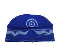 PrestigeApplause Royal Blue Royal Designs Aso Oke Groom Cap africano cappello nigeriano per gli uomini sposo per la festa di nozze cappello yoruba uomo cap