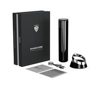 Prestigio Maggiore Cavatappi Elettrico per Vino il Regalo Perfetto per Gli Amanti del Vino Argento Ricco
