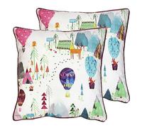 Prestigious Textiles Away We Go Kids - Cuscino imbottito in piuma, confezione da 2