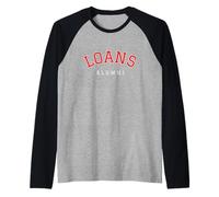 Prestiti Alumni Cancellare Studente Debito Perdono Prestiti College Maglia con Maniche Raglan