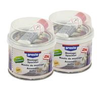 Presto 2K Stucco Montaggio Hell-Ocker 2 X 250 G Con Indurente Stucco Poliestere