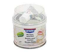 Presto 2K Stucco Per Riparazione Marmo 200 G Con Cappuccio Di Miscelazione