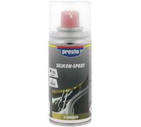 presto 429774 Spray al silicone 150 ml | Idrorepellente e resistente alle intemperie: protegge gomma, plastica e metallo da polvere, umidità e cigolii