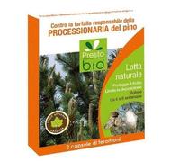 PRESTO BIO Trappola a ferormoni per la Cattura di Vari Insetti Completa con Due Capsule di ferormoni specifici (PROCESSIONARIA del Pino)
